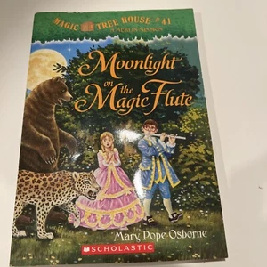 MOONGLIGHT ON THE MAGIC FLUTE - MAGIC TR By MARY POPE OSBORNE Good - Picture 1 of 2