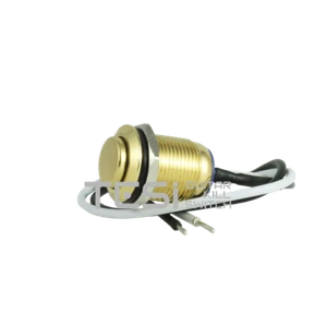 Tesi IDO 12MM Gold Metal Momentary Push Button Kill Switch Guitar or Bass - Picture 1 of 5