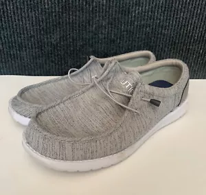 Mocasín sin cordones NAUTICA talla 10 Rushford gris, estilo Hey Dude, usado en excelente estado - Imagen 1 de 6