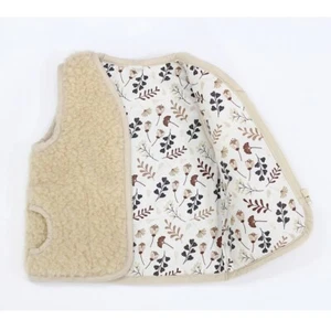 Merino Wool Warm & Natural Wool Vests , Breathable Cotton + Wool - Picture 1 of 9