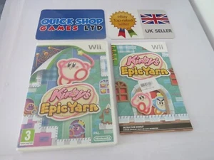 kirby's Epic Yarn Nintendo Wii kirby uk tracked delivery - Picture 1 of 5