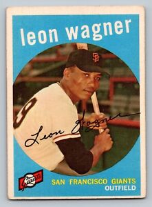 1959 Topps Set-Break #257 Leon Wagner EX