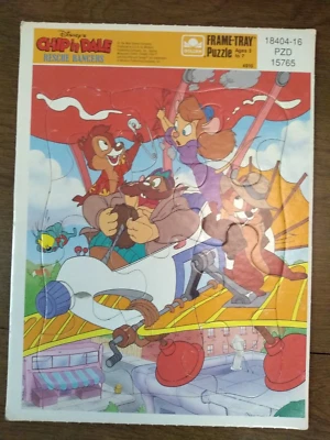 Disney Golden Chip 'n Dale Rescue Rangers Frame Tray Puzzle - Image 1 of 3