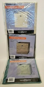 Fabric Collapsible Storage Container Cube Bin Essentials-Bedroom Dorms Desk... - Picture 1 of 13