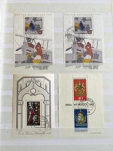 ENORME LOTE de Alemania Bundespost bonita colección de hojas MNH Y REGALO GRATIS! - Imagen 1 de 12