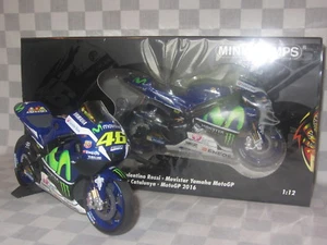 1/12 MINICHAMPS ROSSI 2016 WINNER CATALUNYA MOTO GP YAMAHA LTD ED 122 163146 - Picture 1 of 9