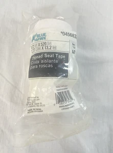 4 Rolls Blue Hawk Thread Seal Tape 1/2 inch x 520inch open bag - Picture 1 of 4
