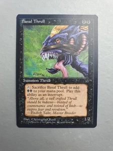 Basal Thrull, MTG Fallen Empires (1994) Common Black Creature NM - Picture 1 of 2
