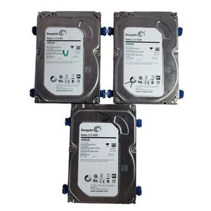 3 x Seagate Video 3.5 Hard Drive ST1000VM002, 1000GB/1TB, SATA 6Gb/s Hard Drive - Afbeelding 1 van 3