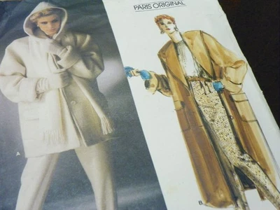 Abrigo Chaqueta Pantalón De Colección Vogue Patrón de Costura Christian Dior Paris Talla 14 #1637 Corte Foto 1 de 4