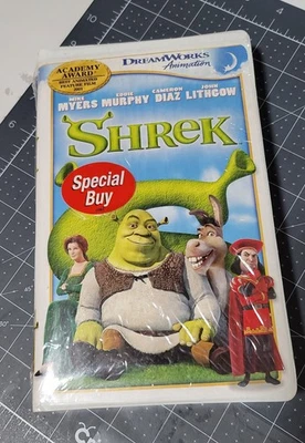 Shrek Big Box VHS Movie  Sealed 2001 Dreamworks Mike Myers Eddie Murphy - Image 1 of 4