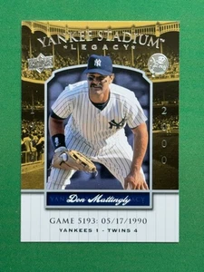2008 Upper Deck Yankee Stadium Legacy Baseball #5193 Don Mattingly - Picture 1 of 2