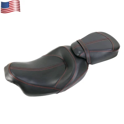 For Harley Ultra Limited Low FLHTKL 2016-2020 2-Up Red Stitch Seat Cushion - Изображение 1 из 4