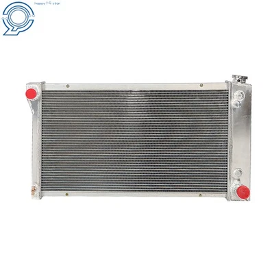 CC369 3 Row Aluminum Raciang Radiator 1967-72 For Chevy C10/C20/C30 K10/K20/K30 Foto 1 de 4