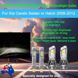 36000lm For Kia Cerato 2009-2012 4X Headlight kit Globe high low beam - Picture 1 of 11
