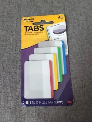 3m Post-it Durable Flat File Tab - 24 / Pack Assorted 686f-1 -686f1- Foto 1 de 2
