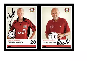 Juego de tarjetas de autógrafo Bayer Leverkusen 2006-07 7 tarjetas signo original (2521) - Imagen 1 de 4