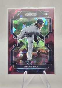 2022 Panini Prizm Purple Ice Shane Baz Rookie Card 19/25 SSP - Picture 1 of 2
