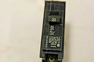 Siemens Q120 20 Amp Single-Pole Type Q Circuit Breaker - 20A (586) - Picture 1 of 5