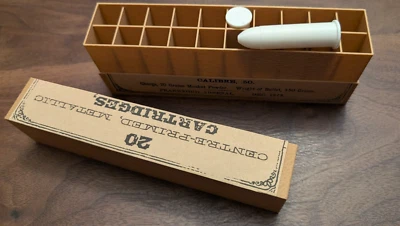 SURLEY'S POSSIBLES Cartridge Box: All-Plastic .50-70, Frankford Arsenal Label, 20 Round