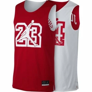 Air Jordan Jersey Mens Size Medium Jesus Shuttlesworth Red White Reversible - Picture 1 of 6