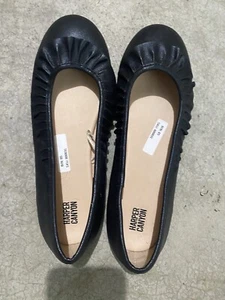 Harper Canyon scarpe sandalo donna slip on nero 4M piatto - Foto 1 di 8