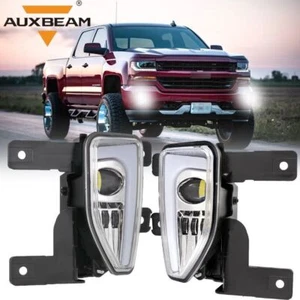 2 piezas luces antiniebla LED PUNTO DRL lámpara de conducción para Chevy Silverado 1500 2016-2018 - Imagen 1 de 12