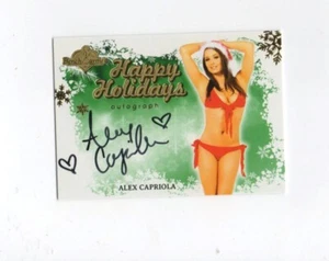 2013 Benchwarmer Holiday auto Alex Capriola autograph - Picture 1 of 2
