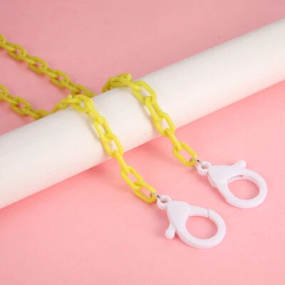 Máscara facial acrílica cordón gafas de sol cordón cuello correa cuerda anteojos cadena soporte Foto 1 de 4