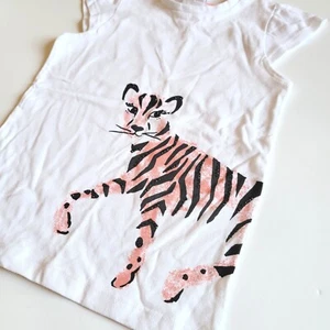 Gymboree Girls sz 5 Animal Party Pretty Tiger Tee Shirt NWT - Picture 1 of 3