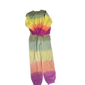 Polo Ralph Lauren Tie Dye Sweatshirt & Jogger Set Outfit M (8-10) - Picture 1 of 7