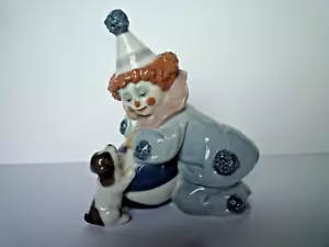 Lladro Pierrot con Cachorro y Pelota Nº 5278 Payaso España - Imagen 1 de 7
