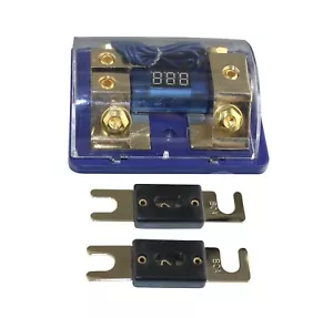 300A Dual Digital Golden ANL Dist Block 0-4 Ga Free 2PCS Fuse Holder 12-24V - Picture 1 of 5