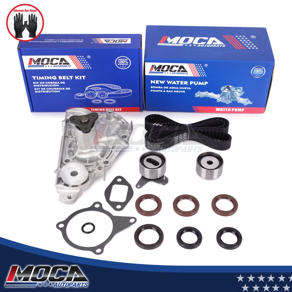 Timing Belt Kit Water Pump Fit 94-05 Kia Sephia Miata Mazda MX-3 Protege 1.6 1.8 - Image 1 of 4