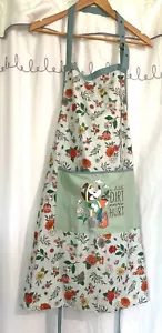 Disney Apron Mickey Mouse A Little Dirt Never Hurt Garden Kitchen Cooking New - Picture 1 of 5