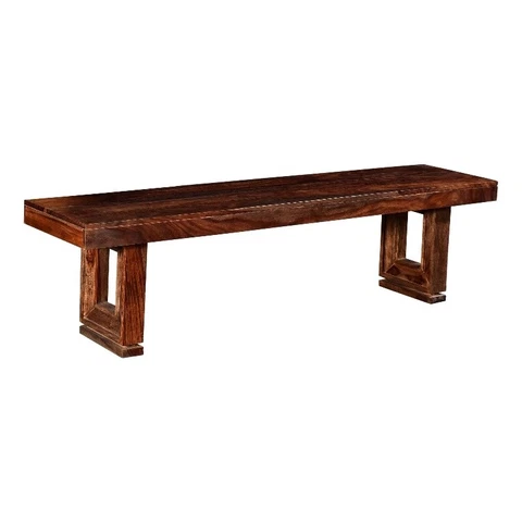 Primo International Harrington Solid Wood Dining Bench in Brown Cover