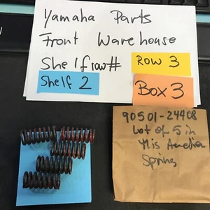 5 GENUINE OEM 76-93 YAMAHA IT YZ CLUTCH BASKET SPRINGS 90501-24408-00 NWOB - Picture 1 of 4