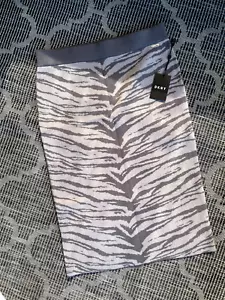 FALDA DE MUJER DKNY TALLA MEDIANA GRIS LONGITUD RODILLA ESTILO P1HPACA7 NUEVA CON ETIQUETAS - Imagen 1 de 4