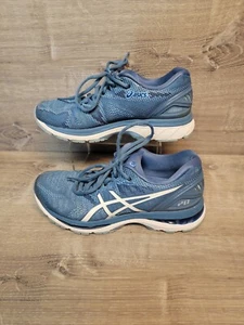 Asics Damen GEL-Nimbus 20 Laufschuhe-Turnschuhe-T850N Azure/weiß Größe 7,5 - Bild 1 von 8