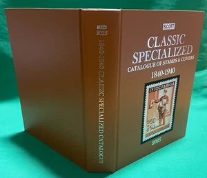 Catálogo de estampillas postales Scott Classic Specialized Worldwide (1840-1940) 2025 - Imagen 1 de 3