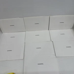Lot Of 10 CHANEL Small White Dust Bag 8 X 5.5 Inch Authentic - Picture 1 of 8