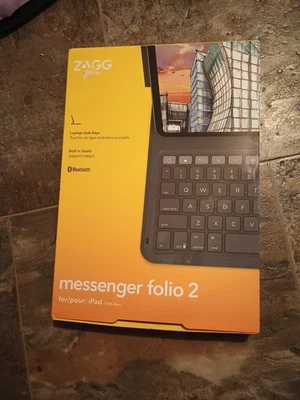 Apple iPad 10th Gen Bluetooth Keyboard Case NEW SEALED ZAGG Messenger Folio 2 - Image 1 of 4
