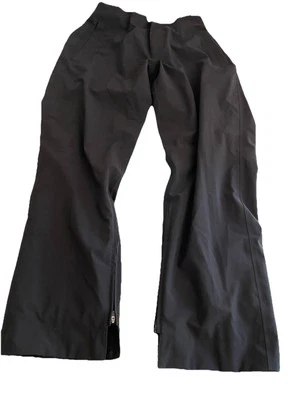 Sun Mountain Women's Golf Rain Pants Size XL Black Stretch Ankle Zippers - Image 1 of 4