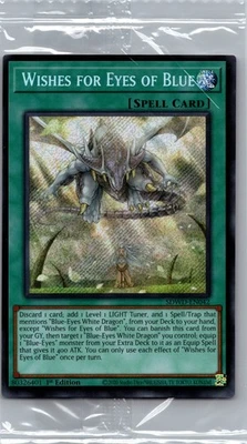 Wishes for Eyes of Blue SDWD-EN042 Near Mint (Sealed) Secret Rare Yu-Gi-Oh! - Image 1 of 2