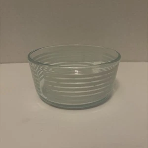 Pyrex 7201 05 White Stripe 1 Quart Bowl No Lid Made in USA READ DESCRIPTION - Picture 1 of 5