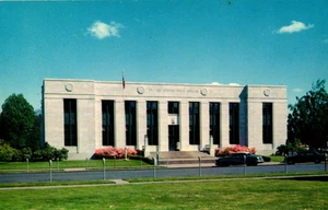 Post Office Salem Oregon Capitol City 1950s Cars Postcard - Picture 1 of 2