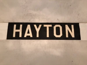 "Persiana de autobús de lino vintage Aberdeen Scotland 30"" - Hayton" - Imagen 1 de 4