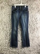 ESPRIT Star Straight Womens Size 26 Mid Rise Dark Wash Blue Denim Jeans