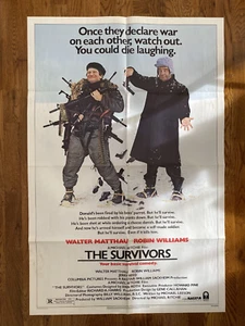 The Survivors (1983) Original theatrical release poster Robin Williams 27x41 - Picture 1 of 1
