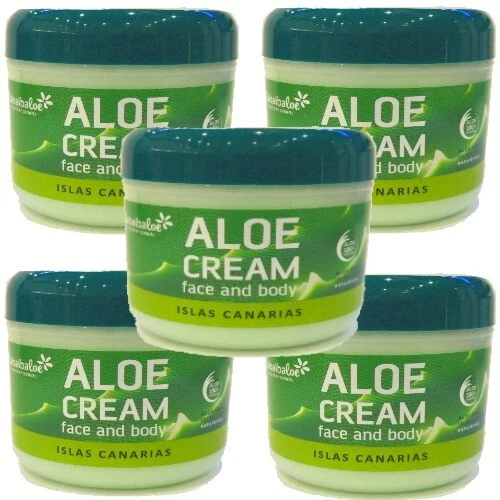 Tabaibaloe Kanarische ALOE VERA face & body CREAM Gesichtscreme Körpercreme 5er